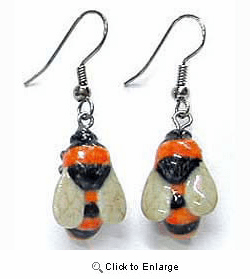 Bumble Bee Earrings True to Life