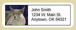 Burmese Cat Address Labels