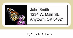 Butterfly Address Labels