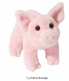 "Button's" Mini Pig By Douglas Toys 6"