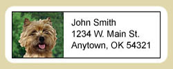 Cairn Terrier Address Labels