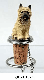 Cairn Terrier Bottle Stopper (Red)