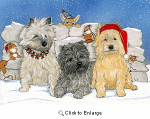 Cairn Terrier Christmas Cards