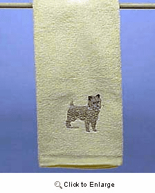 Cairn Terrier Hand Towel