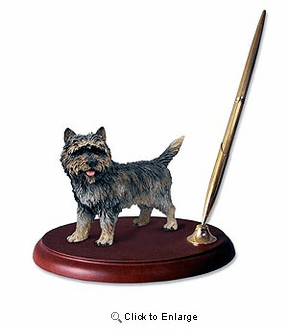 Cairn Terrier Pen Holder Brindle