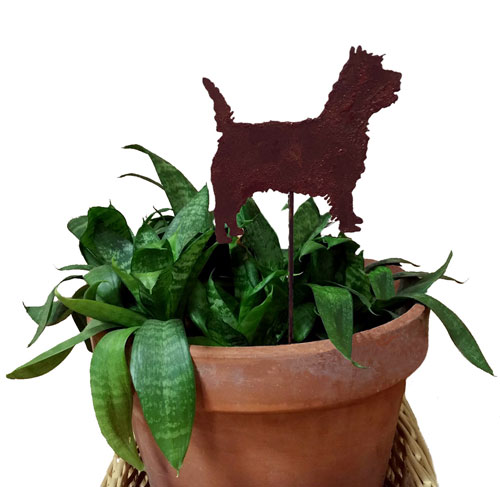 Cairn Terrier Plant Stake