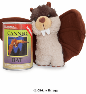 Canned Critter's Bat 6"
