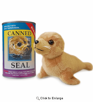 Canned Critter's Seal 6"