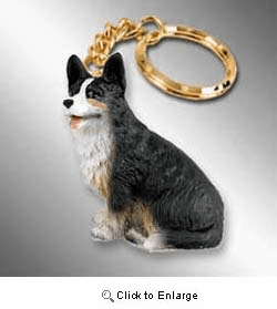 Cardigan Welsh Corgi Keychain