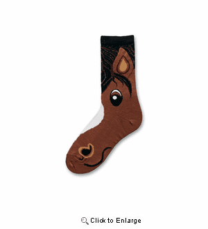 Cartoon Horse Socks