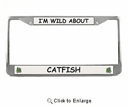 Catfish License Plate Frame