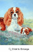 Cavalier King Charles Garden Flag