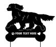 Cavalier King Charles Garden Stake