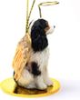Cavalier King Charles Spaniel Angel Ornament Black-White