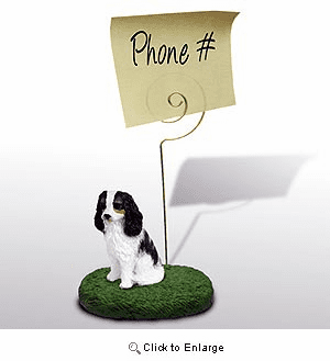 Cavalier King Charles Spaniel Note Holder