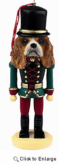Cavalier King Charles Spaniel Ornament Nutcracker
