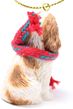 Cavalier King Charles Spaniel Tiny One Christmas Ornament Brown-White