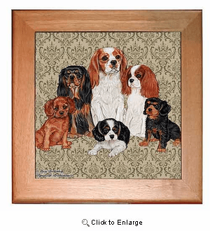 Cavalier King Charles Trivet Family