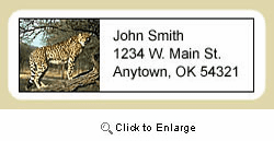 Cheetah Address Labels