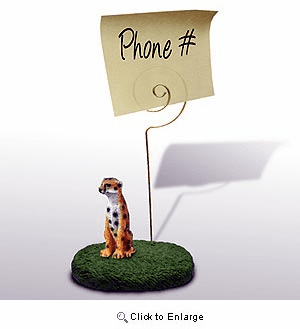 Cheetah Note Holder