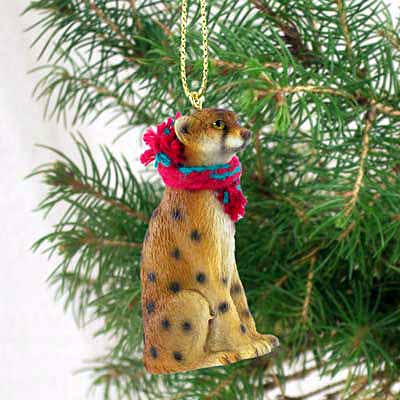 Cheetah Tiny One Christmas Ornament