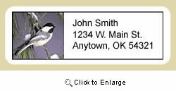 Chickadee Address Labels
