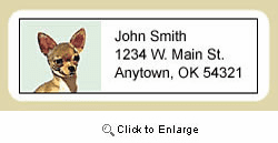 Chihuahua Address Labels