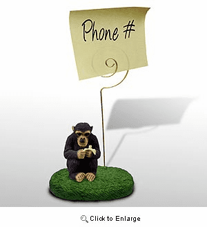 Chimpanzee Note Holder