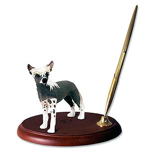 Chinese Crested Pen Holder