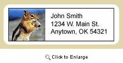 Chipmunk Address Labels