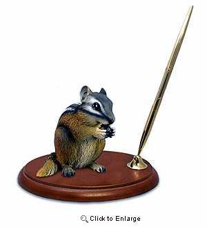 Chipmunk Pen Holder