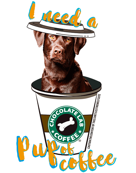 Chocolate Lab T Shirt - Coffee Mug