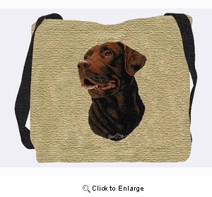 Chocolate Lab Tote Bag