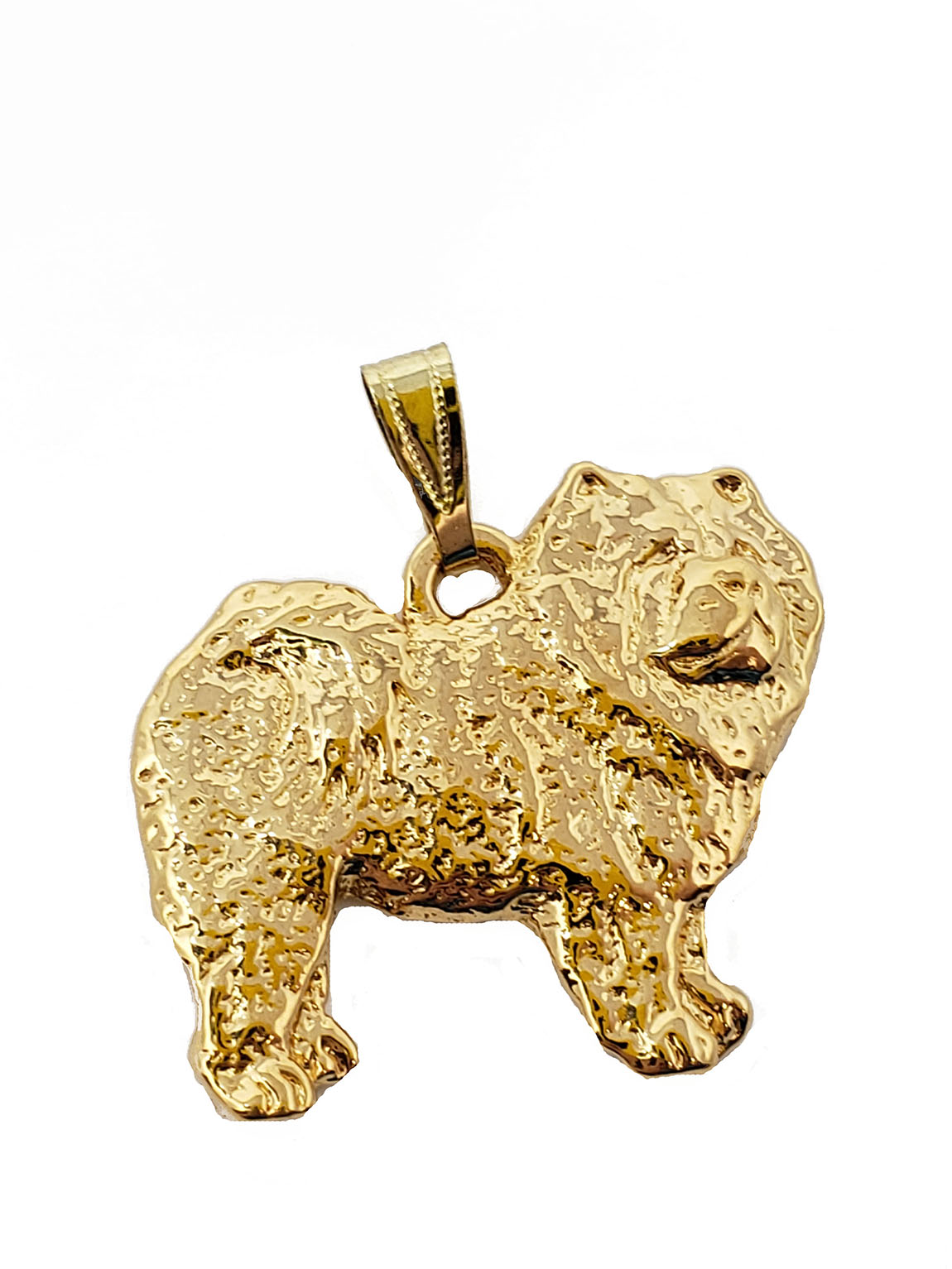 Chow Chow 24K Gold Plated Pendant