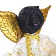 Chow Chow Angel Christmas Tree Topper (Black)
