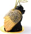 Chow Chow Angel Ornament Black