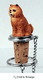 Chow Chow Bottle Stopper