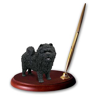 Chow Chow Pen Holder (Black)