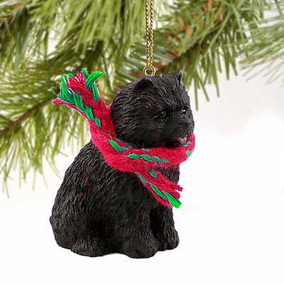 Chow Chow Tiny One Christmas Ornament Black