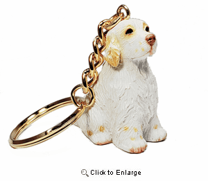 Clumber Spaniel Keychain