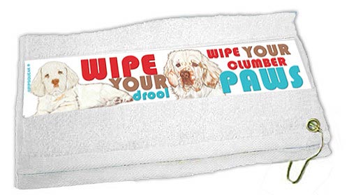 Clumber Spaniel Paw Wipe Towel
