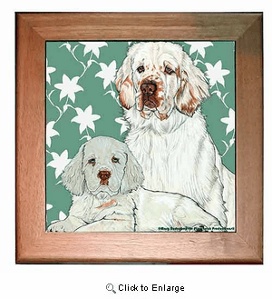 Clumber Spaniel Trivet