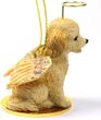 Cockapoo Angel Ornament Blonde
