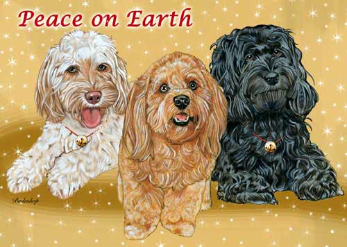 Cockapoo Christmas Cards