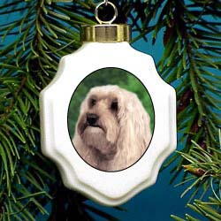 Cockapoo Christmas Ornament Porcelain