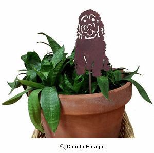 Cockapoo Plant Stake