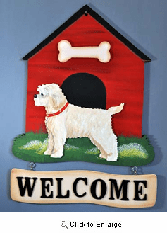 Cockapoo Welcome Sign