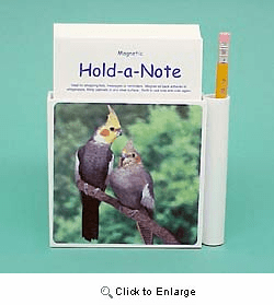 Cockatiel Hold-a-Note
