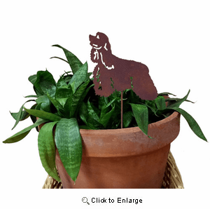 Cocker Spaniel Plant Stake