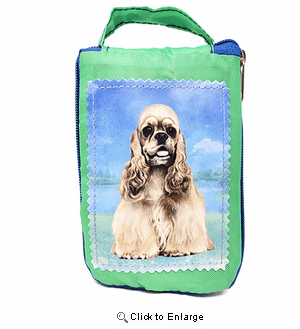 Cocker Spaniel Tote Bag - Foldable to Pouch